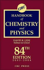 [PDF] CRC Handbook of Chemistry and Physics 84th Edition by David R. Lide