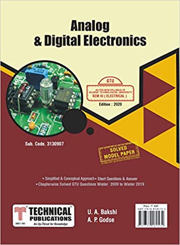 Analog And Digital Electronics GTU Book (3130907) Book Pdf Free Download