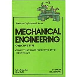 Mechanical Engineering Objective Type By D.Handa, H.B.Keswani