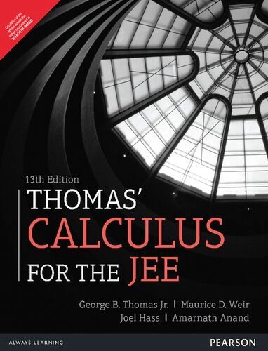 Thomas' Calculus for the JEE Free PDF Book