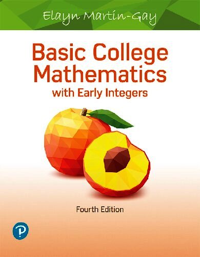 Basic College Mathematics with Early Integers Free PDF Download