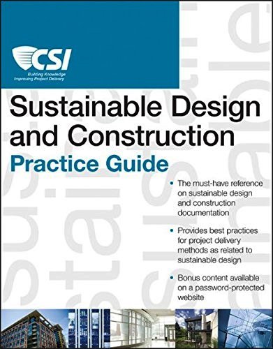 The CSI sustainable design and construction practice guide