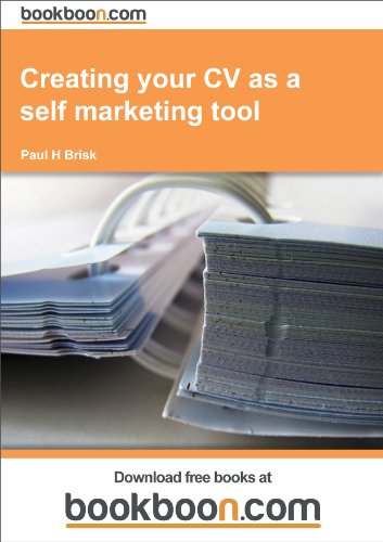 Creating your CV as a Self Marketing Tool pdf