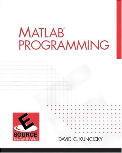 MATLAB Programming book free