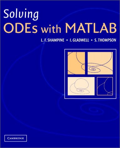Solving ODEs with MATLAB free pdf