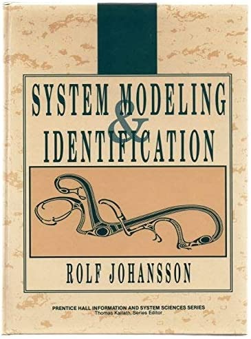 System Modeling and Identification  Rolf Johansson pdf