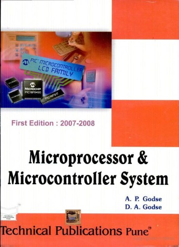 Microprocessor and Microcontroller System Book Pdf Free Download