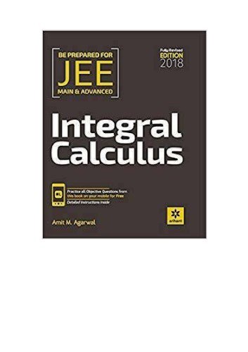 Amit M Agarwal Integral Calculus IIT JEE Main Advanced Fully Revised Edition for IITJEE Arihant Meerut 