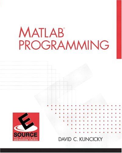 MATLAB Programming book free